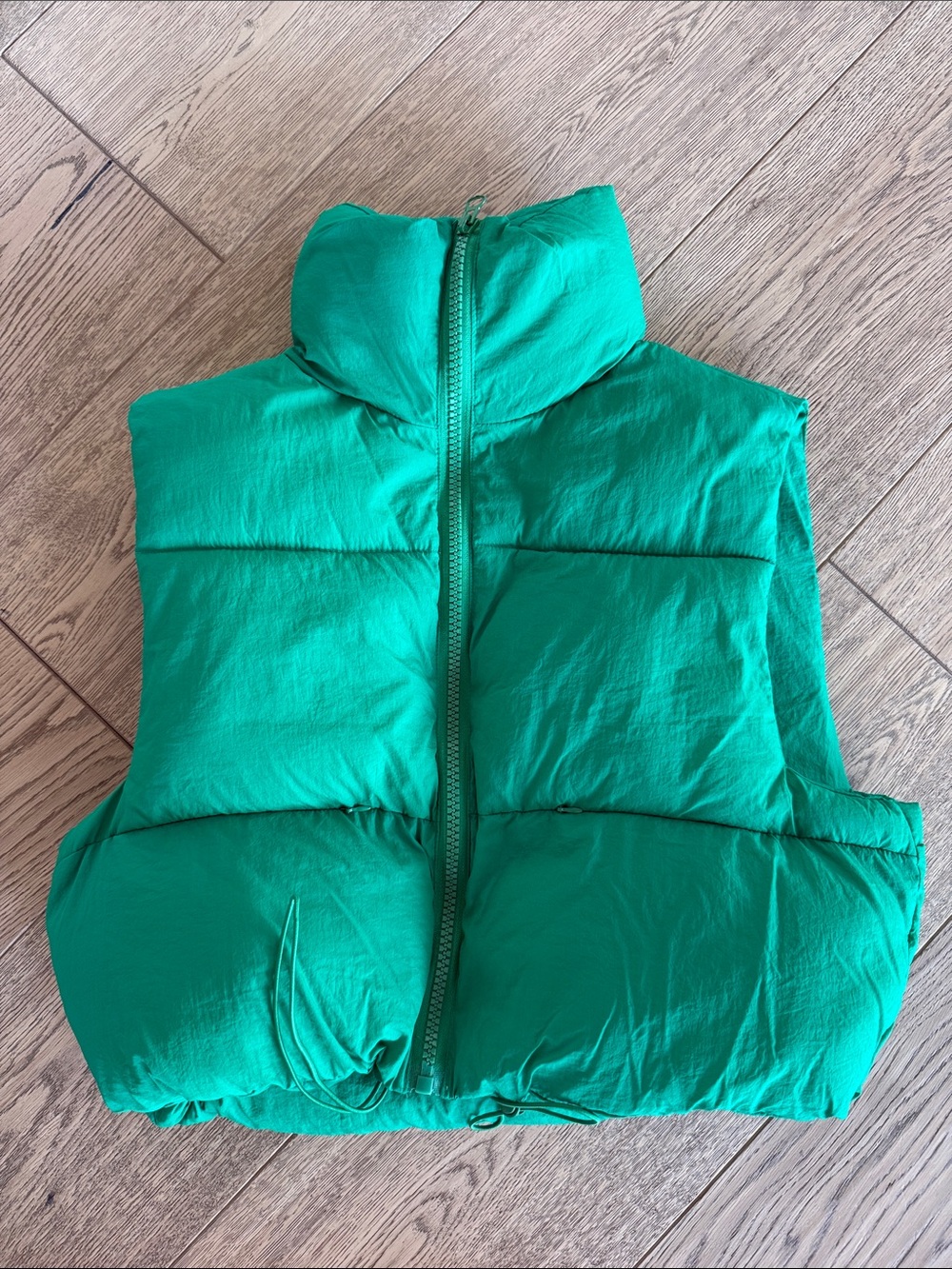 Women’s Kelly Green Puffer Vest